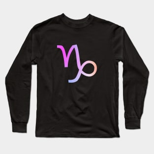 capricorn colorful aura Long Sleeve T-Shirt